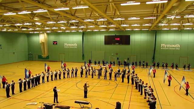Plymouth Ma Marching Band Performs USA and Great Britain National Anthems смотреть онлайн