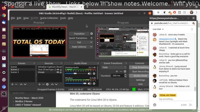 TOTAL OS Chat - Linux Mint 20 64 Bit Only смотреть онлайн