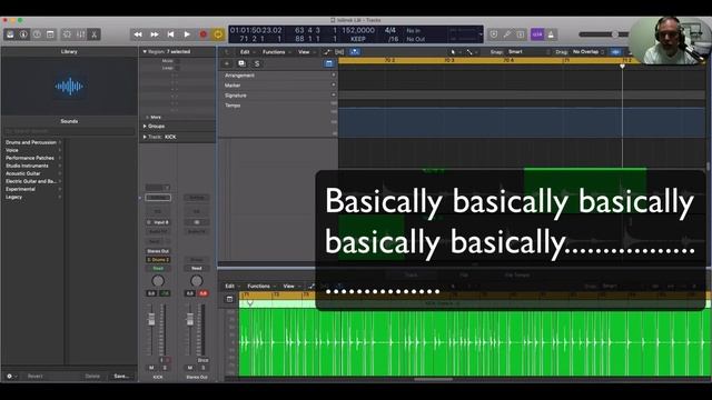 Editing Looped Live Drums Recording in Logic Pro X смотреть онлайн