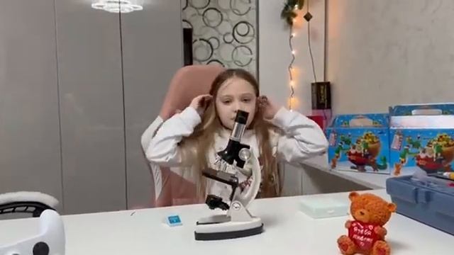 Распаковка детского микроскопа😇😉🤓 смотреть онлайн