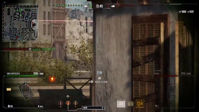 World of Tanks Console HMH Chrysler K 4K Combi DMG vs 10 tiers смотреть онлайн