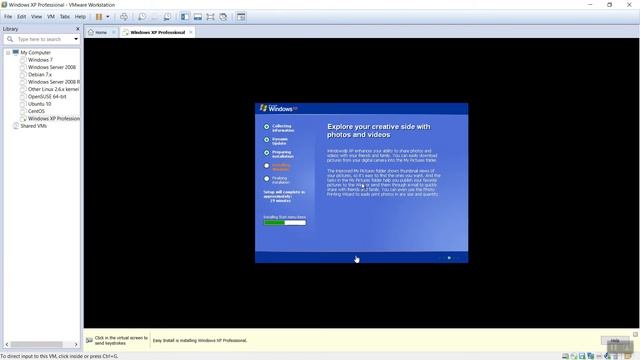 WINDOWS XP VMWare Installation Tutorial смотреть онлайн