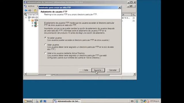 CREACIÓN DEL SITIO FTP смотреть онлайн