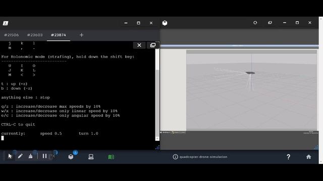 quadcopter drone simulation using gazebo and ROS смотреть онлайн