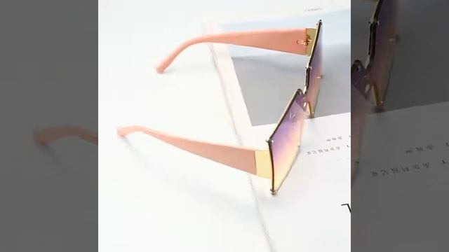 Мужские и женские квадратные очки gifansee, большие солнцезащитные без оправы с плоским верхом смотреть онлайн