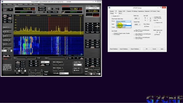 VAC: Installation and Initialisation of Virtual Audio Cable with PowerSDR Digi-Modes смотреть онлайн