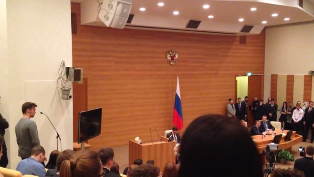 В. Жириновский отвечает на вопросы студентов. 12.02.15 смотреть онлайн