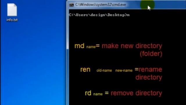 Windows 7 cmd commands part 1 смотреть онлайн
