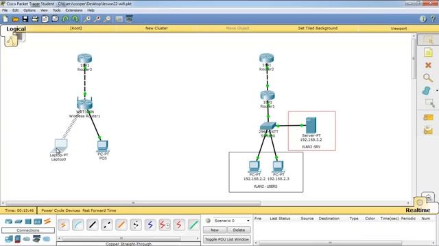22.Видео уроки Cisco Packet Tracer. Курс молодого бойца. WiFi смотреть онлайн