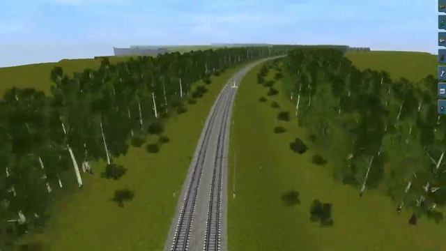 Trainz: Мякинино — Непецино, электрификация смотреть онлайн
