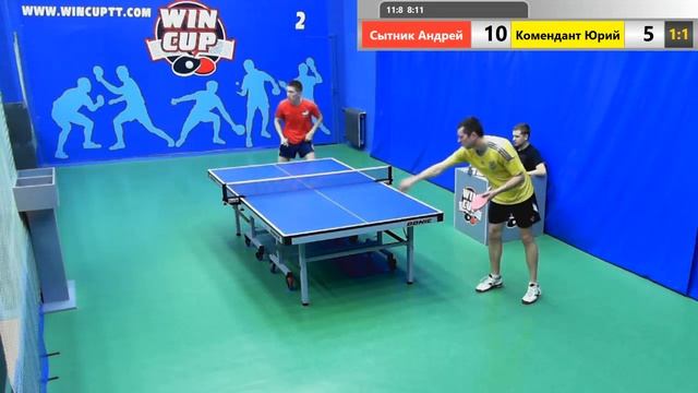 Сытник Андрей 2-3 Комендант Юрий 29.03.2019 Зал № 2 Вечерний турнир WIN CUP смотреть онлайн