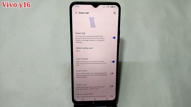 Vivo y16 smart call setting | Vivo y16 me smart call kaise kare смотреть онлайн