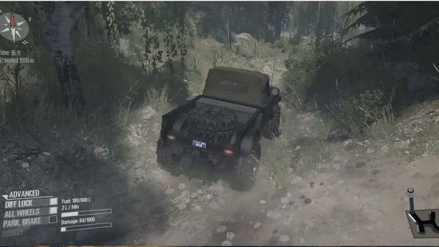 Spintires Mudrunner Mod Review: Jeep M715 VS Mckenna Trails смотреть онлайн
