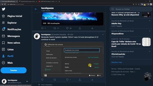 NINTENDO SWITCH UPDATE ATUALIZAÇÃO 10.0.4 смотреть онлайн