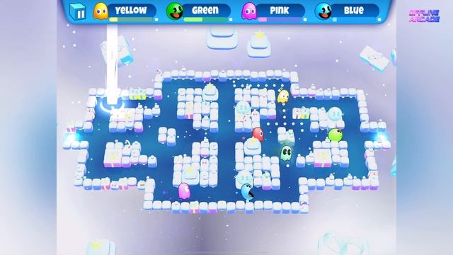 PAC-MAN Party Royale - MULTIPLAYER MODE + WINTER THEME UPDATE смотреть онлайн