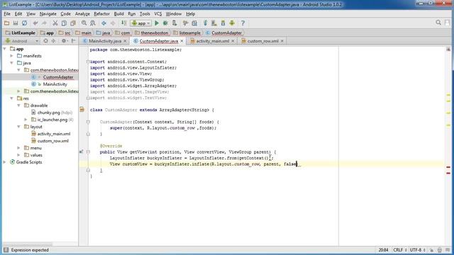 Android App Development for Beginners - 48 - Custom ListView Adapter смотреть онлайн