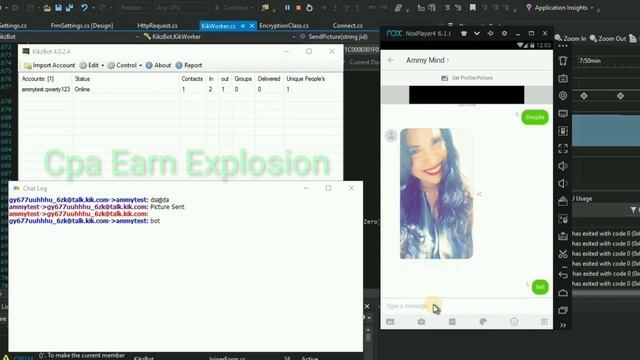 Kik bot 2020 | Cpa Earn Explosion | Bangla смотреть онлайн