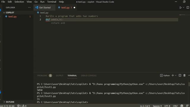 Can Github Copilot add two numbers? смотреть онлайн
