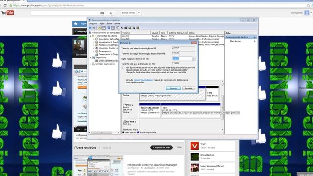 Como Particionar um Hd Forma(windows 7) Parte 1 (Inicial) смотреть онлайн