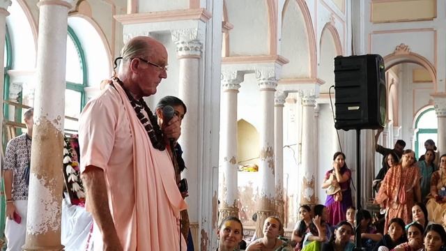 2024.10.21 храм Гвалиор 05 Индрадьюмна Свами несколько слов смотреть онлайн