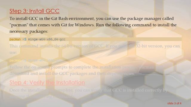 Installing GCC in Git for Windows Bash Environment смотреть онлайн
