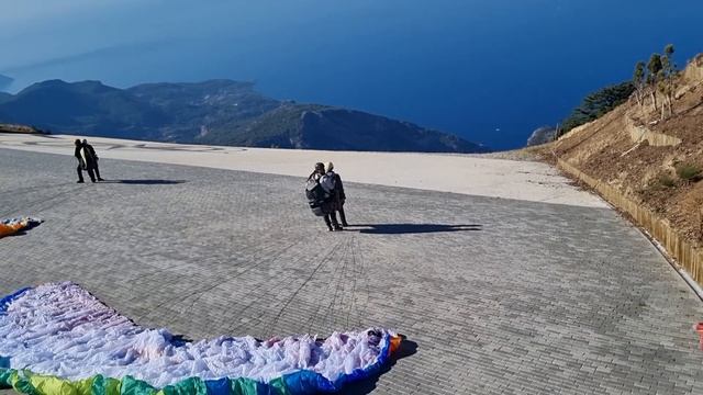 oludeniz cable car to top of babadag mountain Turkey смотреть онлайн