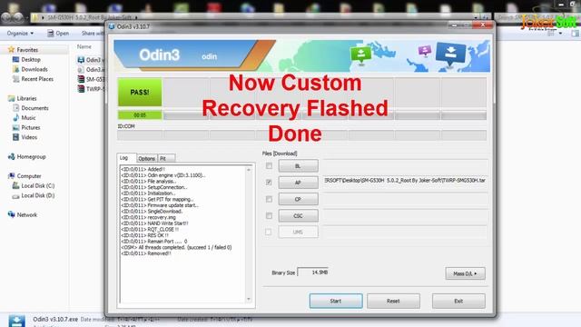 Root /TWRP Recovery SM G530H 5.0.2 смотреть онлайн