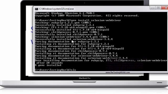 Selenium with Ruby - Session-2 : Install Ruby Gem смотреть онлайн