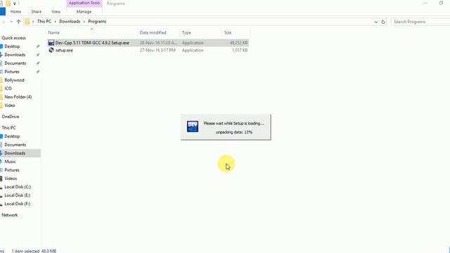 Installing Dev CPP Software for C and C++ for Windows 10 смотреть онлайн