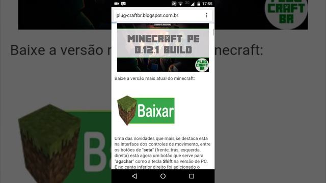 Como baixar Minecraft 0.1 12.1 para o Android смотреть онлайн