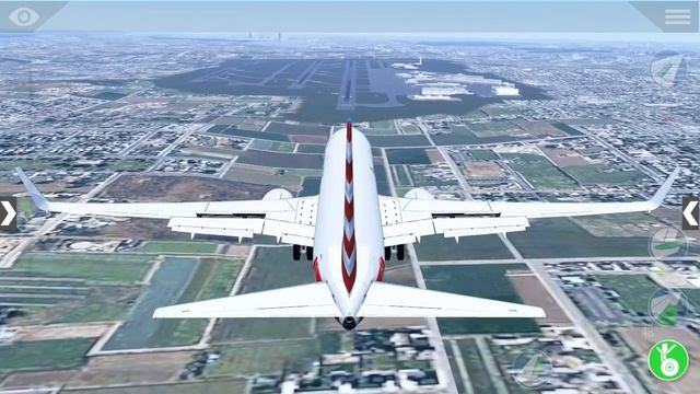 X-plane flight simulator iPhone - Boeing plane landing - Aircraft landing - Airplane смотреть онлайн