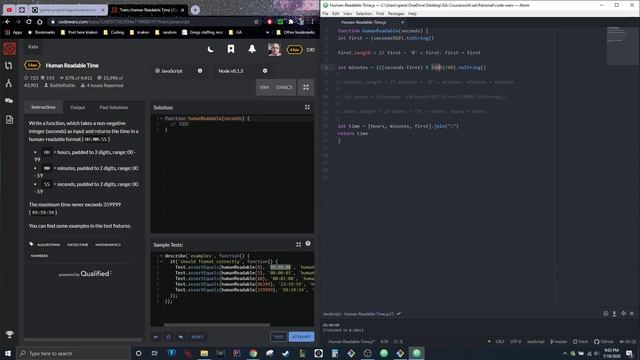 Human readable strings Codewars Coding for beginners смотреть онлайн