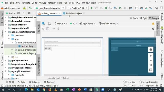Google sheet integration using Android with Google Apps Script | Part 1 смотреть онлайн