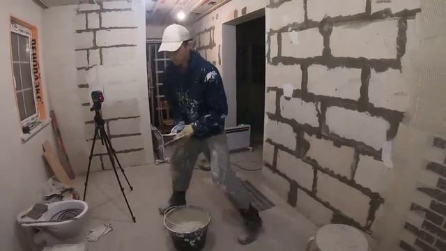 Монтаж АМК на стену из газобетона от Кузнецова Семёна,