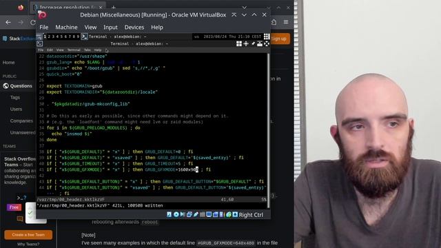 [Setting up Debian #8] Changing VM's display resolution (VirtualBox) смотреть онлайн