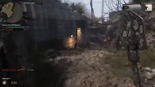 Call of Duty WWIl war bunker takeover смотреть онлайн