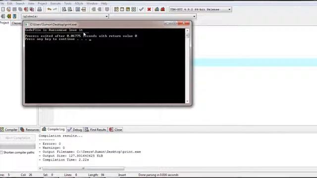 C Programming Tutorial-3- Print Any Text On The Screen(PART-1) смотреть онлайн