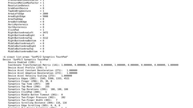 Thinkpad x250 synaptics clickpad omits position updates on slow movements. dynamic deadzone,... смотреть онлайн