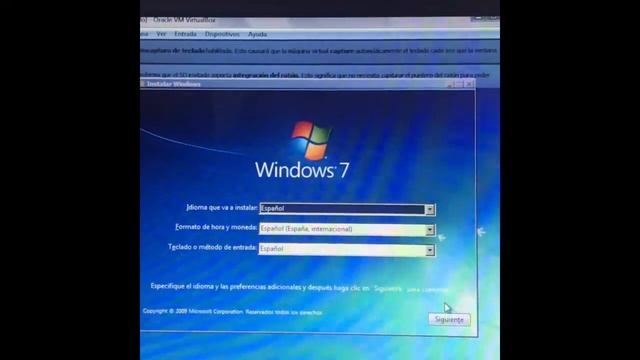 Instalación de Windows 7 x32bits en VirtualBox смотреть онлайн