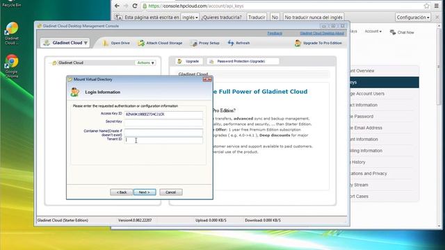 HPCloud Object Storage - Setting Up Gladinet Cloud Driver смотреть онлайн