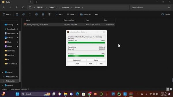 Flutter sdk installation | Step by step guide to install flutter on Windows