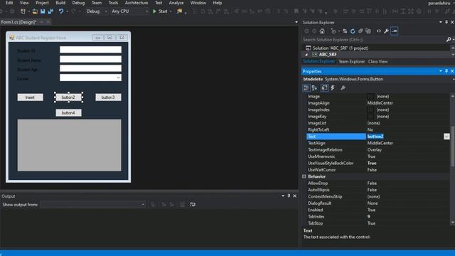 student register windows form with insert update delete part 1 смотреть онлайн