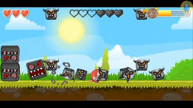 Red Ball 4 (IOS, Android) Red Ball & Girl Ball Vs TEN BOSS 1 in Fusion Battle смотреть онлайн