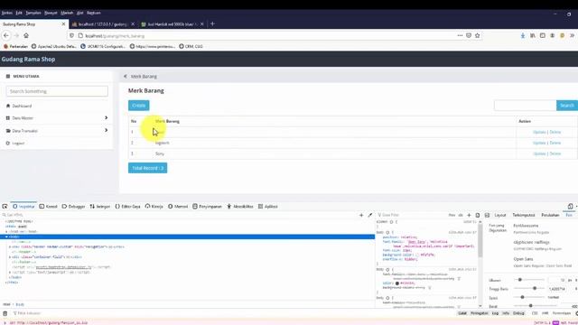 Source Code Aplikasi Gudang Onlineshop Tinggal Pake Ajah