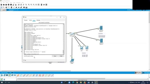 Create VLAN's + enable Port Security Cisco Switch смотреть онлайн