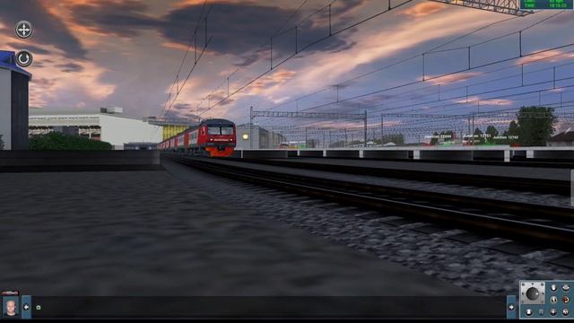 Отправление двух электричек ЭД4М - 0031 и ЭД4М - 0443. / Trainz android. смотреть онлайн