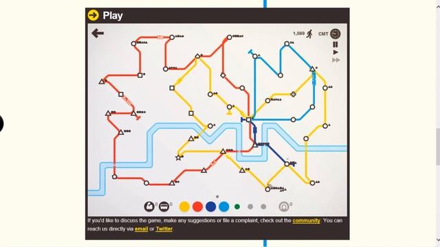 Mini Metro demo gameplay | Highscore 3k | Minimalistic subway layout game смотреть онлайн