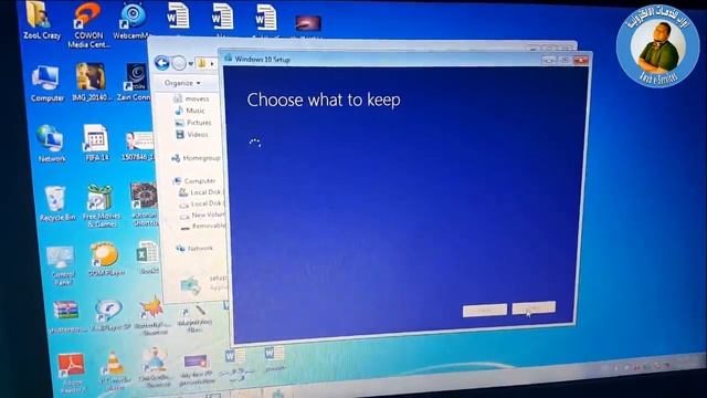 التحديث الي windows 10 سواء كانت نسختك اصلية او غير اصلية وحل مشكلة ال wifi смотреть онлайн