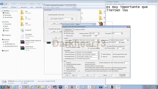 Configurar Epsxe 1.70 para Windows 7 смотреть онлайн