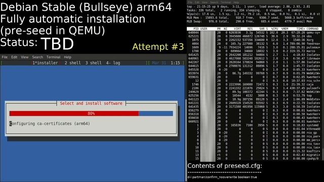 Debian Stable arm64 Fully-Automatic-Installation (QEMU initrd pre-seed) Attempt #3 [Semi-fail] смотреть онлайн
